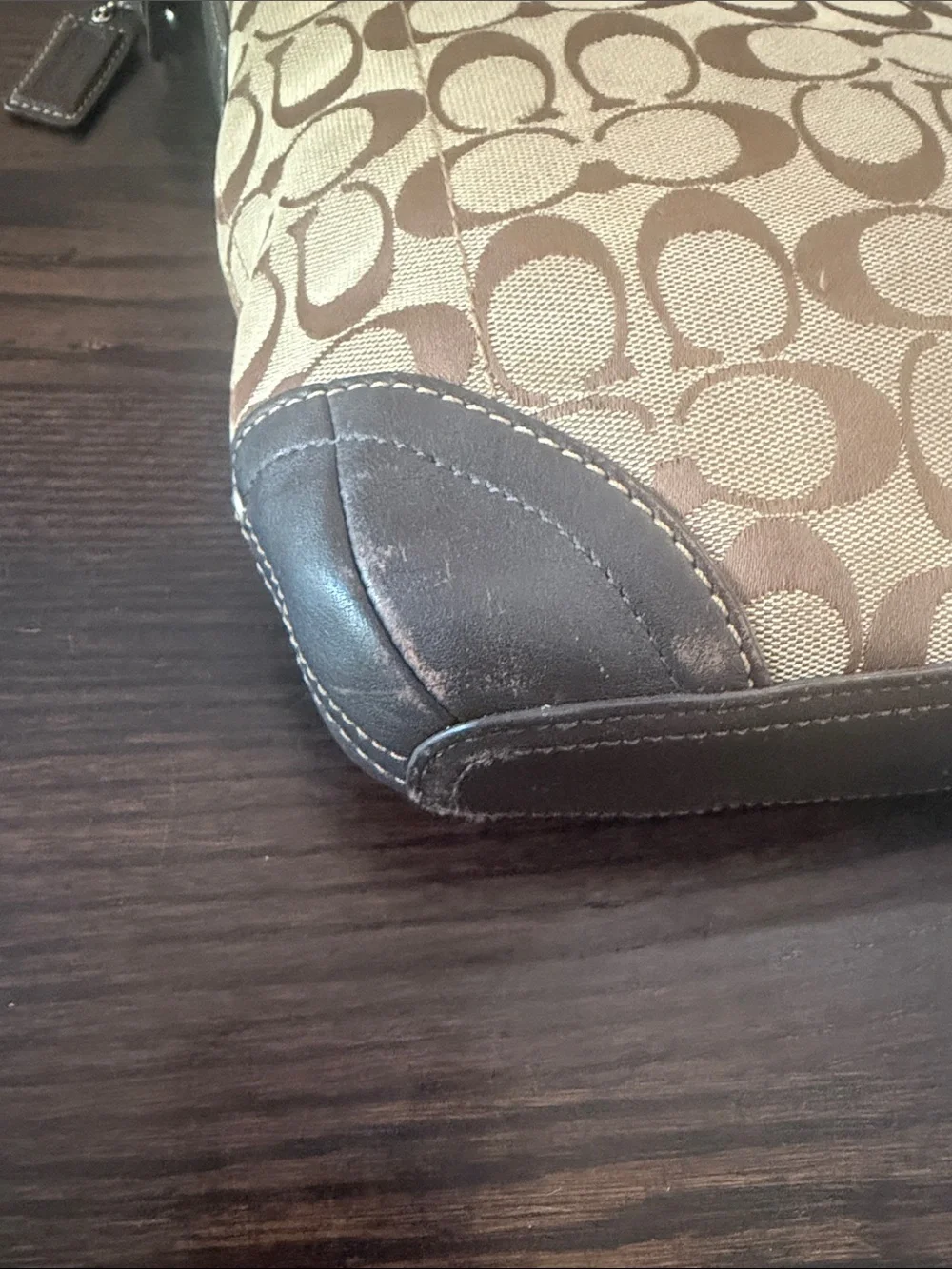 Coach Bleecker Signature Bucket/Duffle Bag